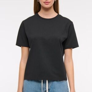 Abercrombie & Fitch GRAY Relaxed Tee S NWT